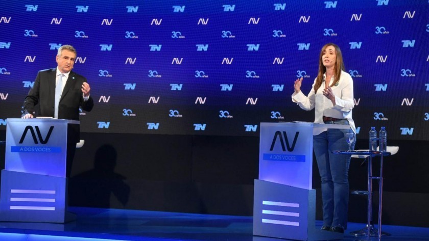 Rossi y Villarruel protagonizaron un tenso debate con fuertes cruces y chicanas