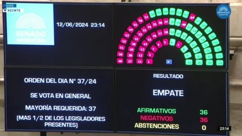 El Senado dio luz verde a la Ley Bases, aunque cayeron Bienes Personales y Ganancias