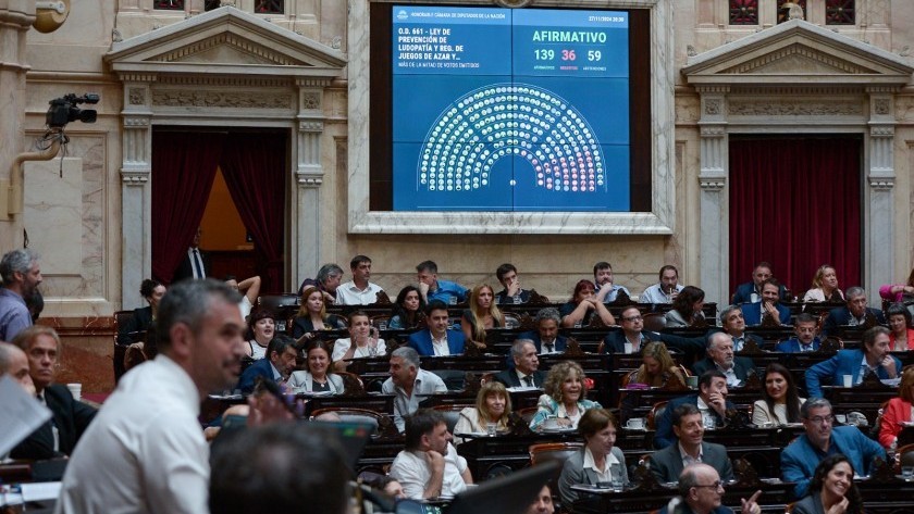 Diputados le dio media sanción a la ley que regula apuestas online 