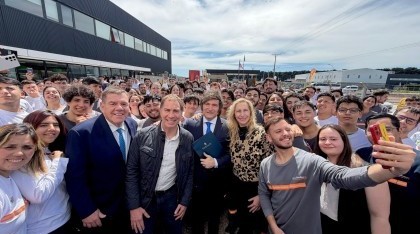 Junto a Santilli, Milei volvió a hacer campaña en Provincia después de la renuncia de Espert